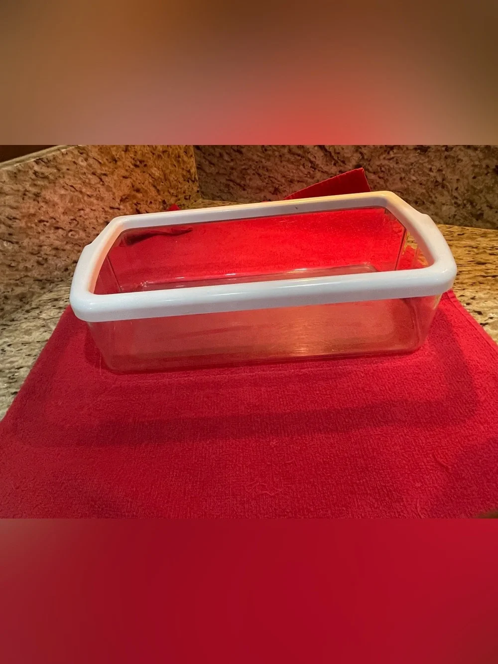 Whirlpool / Kenmore Bottom Mount Clear Refrigerator Storage Bin -